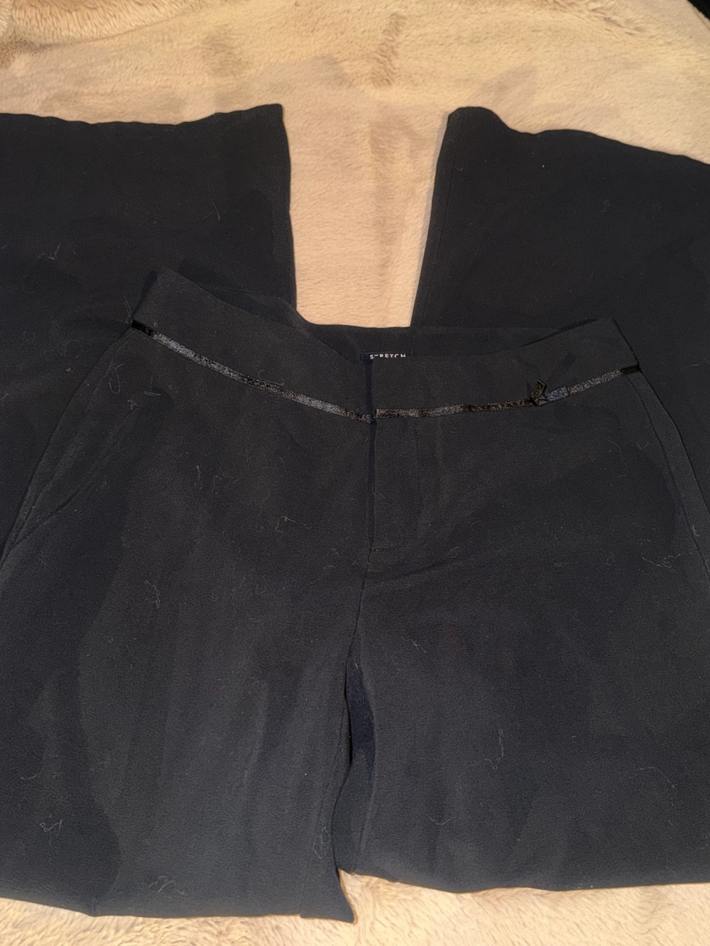 Classic Black Women's Straight-Leg Trousers